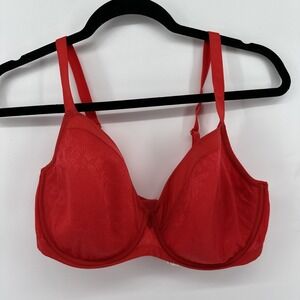 Soma Bra 38DDD Lightest Lift Modern Coverage Red Lined Underwire